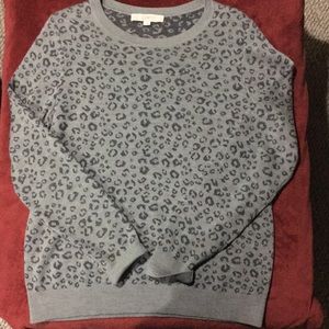 🎄 Loft leopard print sweater🎄